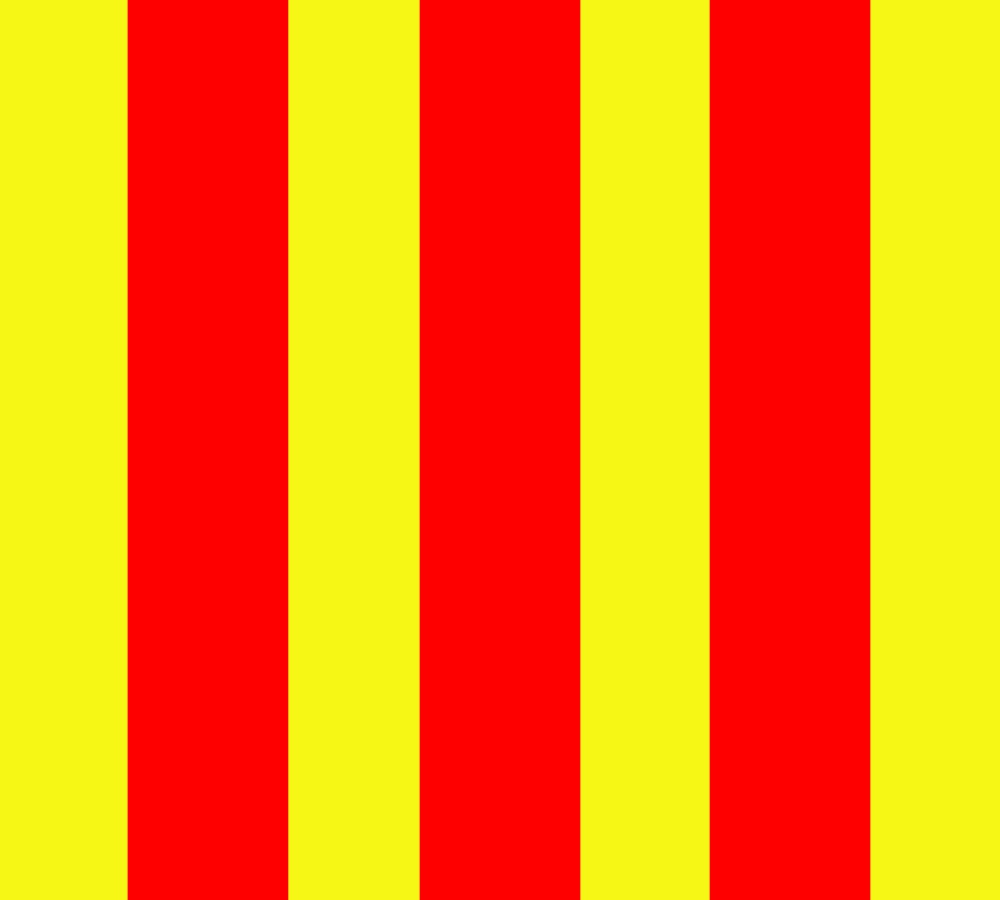 Bandeira Listrada Vermelha e Amarela | Fábrica de Bandeiras | Banderart