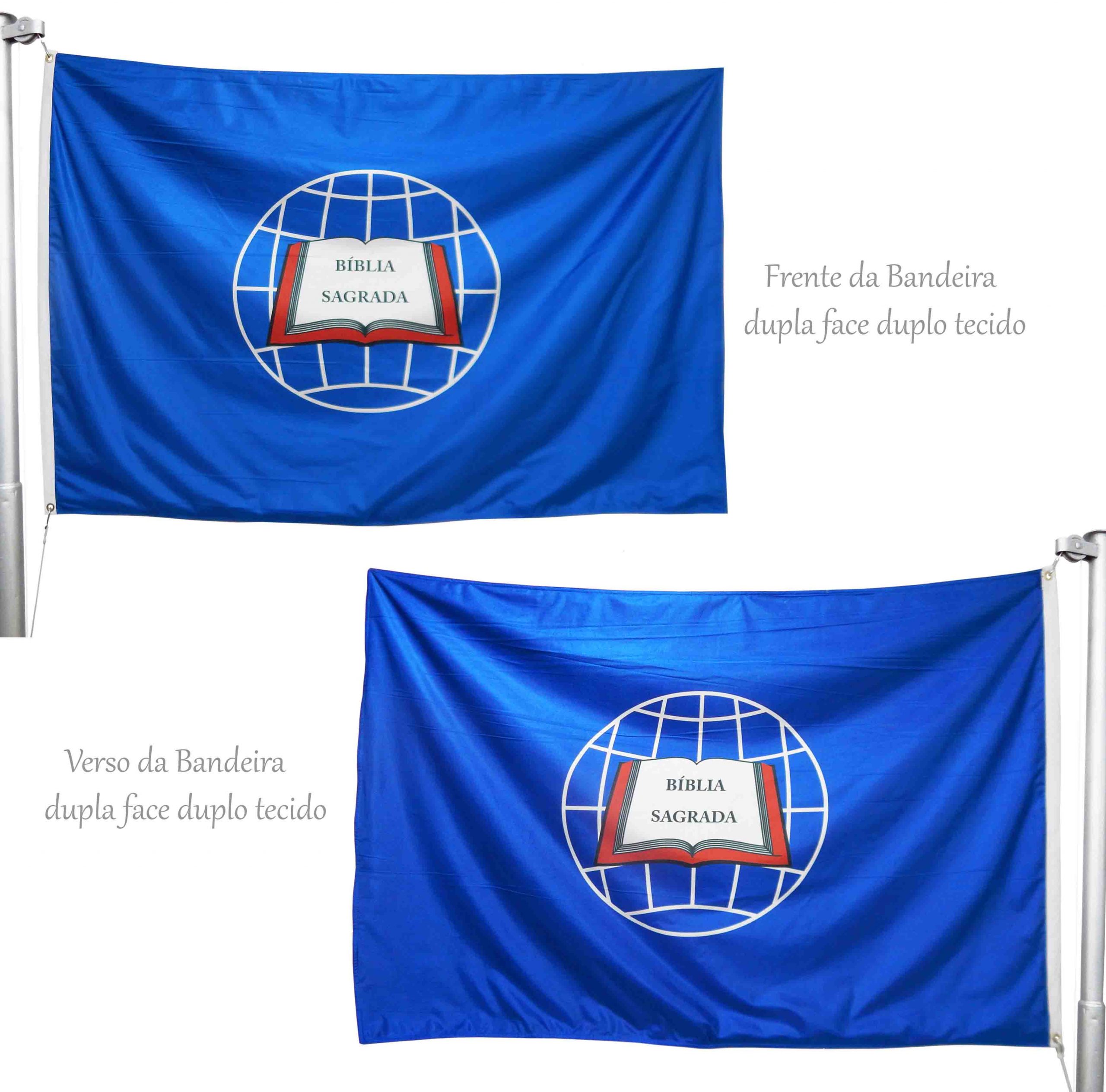 Bandeira Dupla Bíblia Sagrada